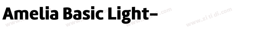 Amelia Basic Light字体转换 Amelia Basic Light字体转换